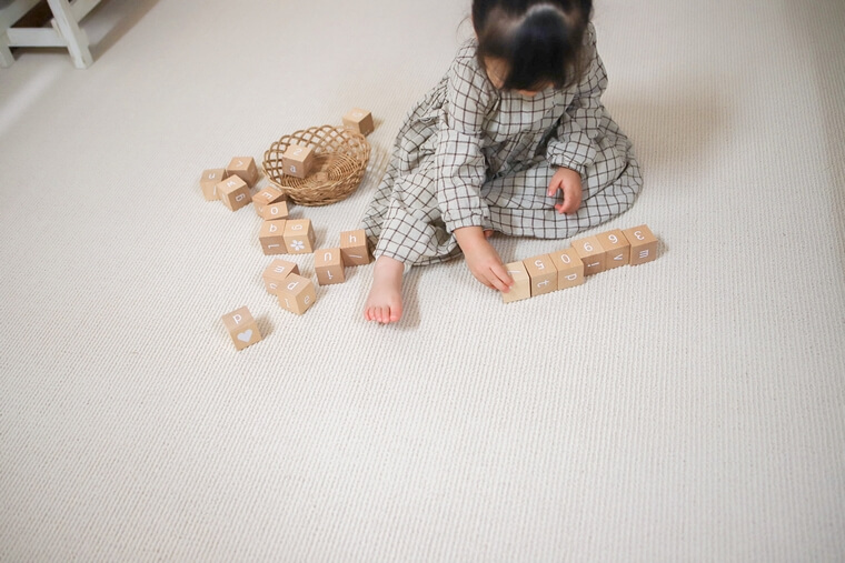 シンプルなナチュラルなカーペットです！