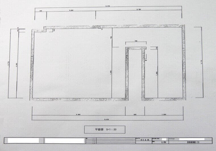平面図 S=1:20