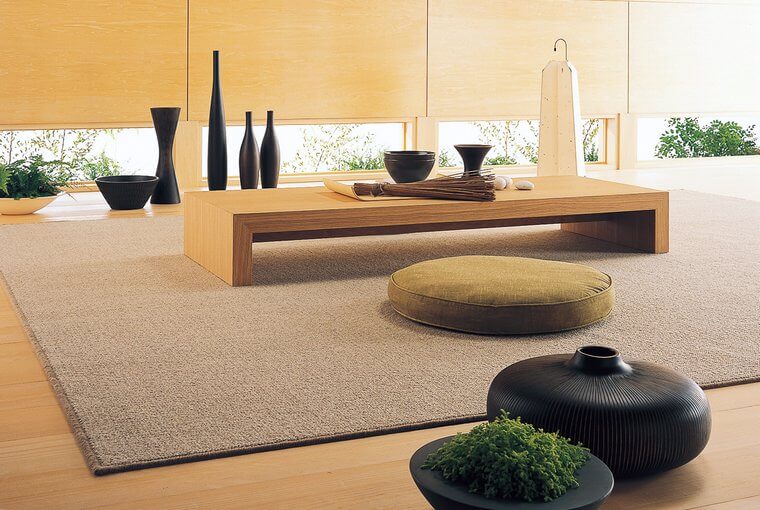 高級ウールカーペット・絨毯 オーダー対応「GRAN/グラン」は和室に最適！オールシーズン使える高品質ウール