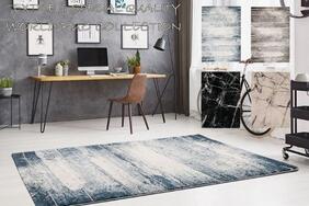 トルコ製ラグ・カーペット「DEAN/ディーン」は床の印象がガラリと変わる!味わい深い抽象的なモダンテイスト