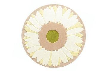 GERBERA/ガーベラ 円形ラグマットの生地拡大画像