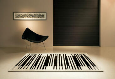 床暖対応防ダニラグ「PIANO/ピアノ」