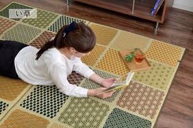 消臭市松模様い草「市松和紋」