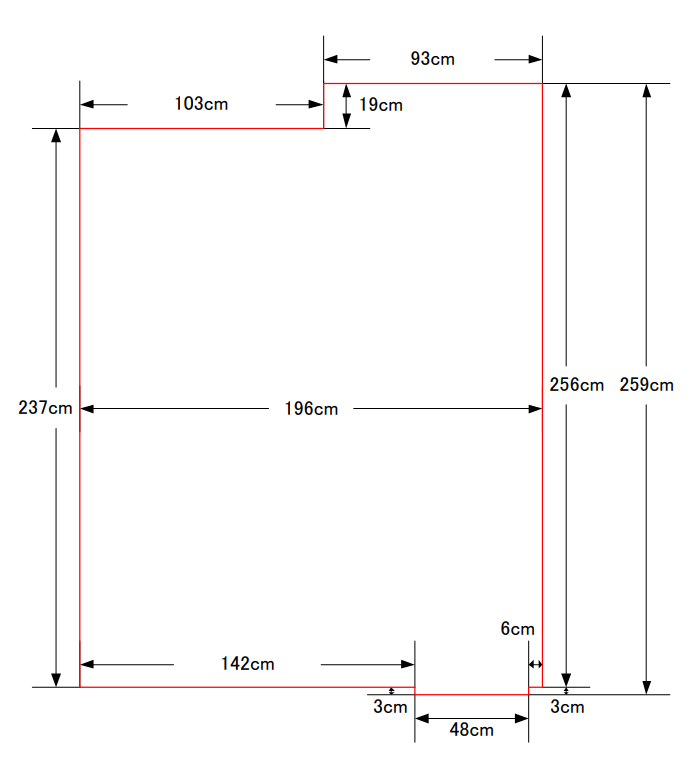 フルスクリーン表示 手書き図面の事例 レビュー画像2