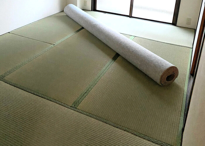 江戸間の6畳とカーペット