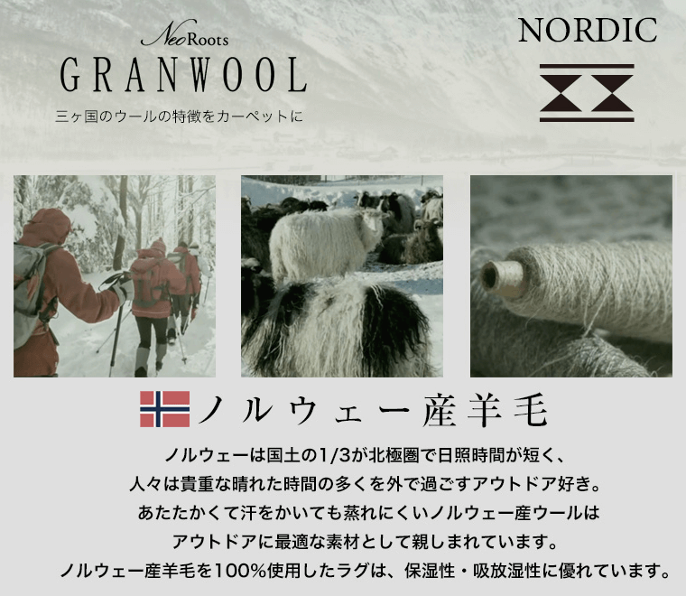 ノルウェー産羊毛