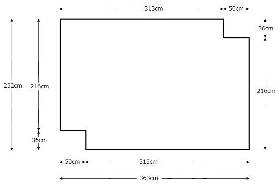 変形図面の記載例1